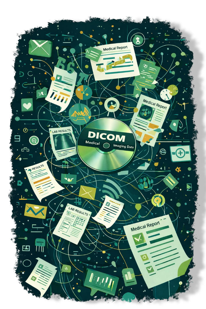 Raw medical reports and files